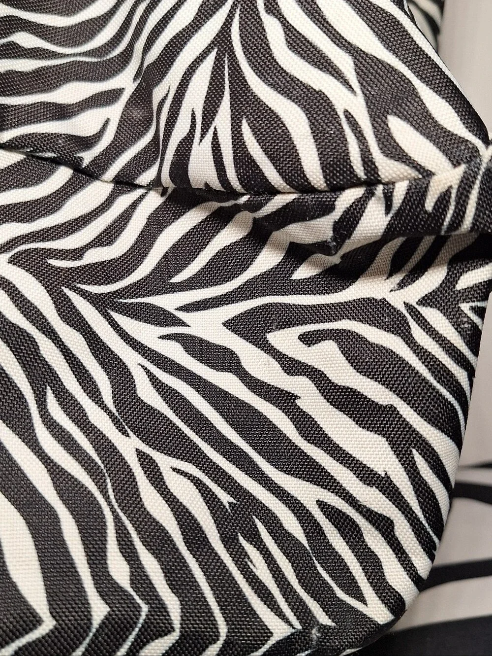 Jansport Backpack Zebra Black White w/ Purple Accents
